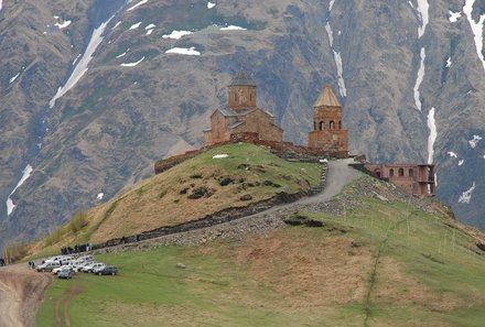 Georgien Familienreise - Georgien individuell - Gergeti Dreifaltigkeitskirche
