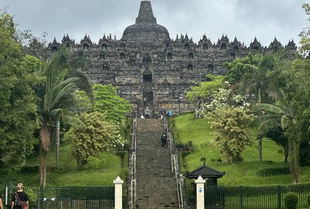 Bali mit Jugendlichen - Java & Bali Family & Teens - Blick auf Borobodur Tempel
