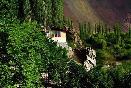 Familienreise Ladakh - Ladakh Teens on Tour - Blick auf das Ule Ethnic Resort