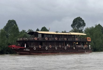 Vietnam Familienreise - Vietnam for family - Bassac Cruise - Schiff