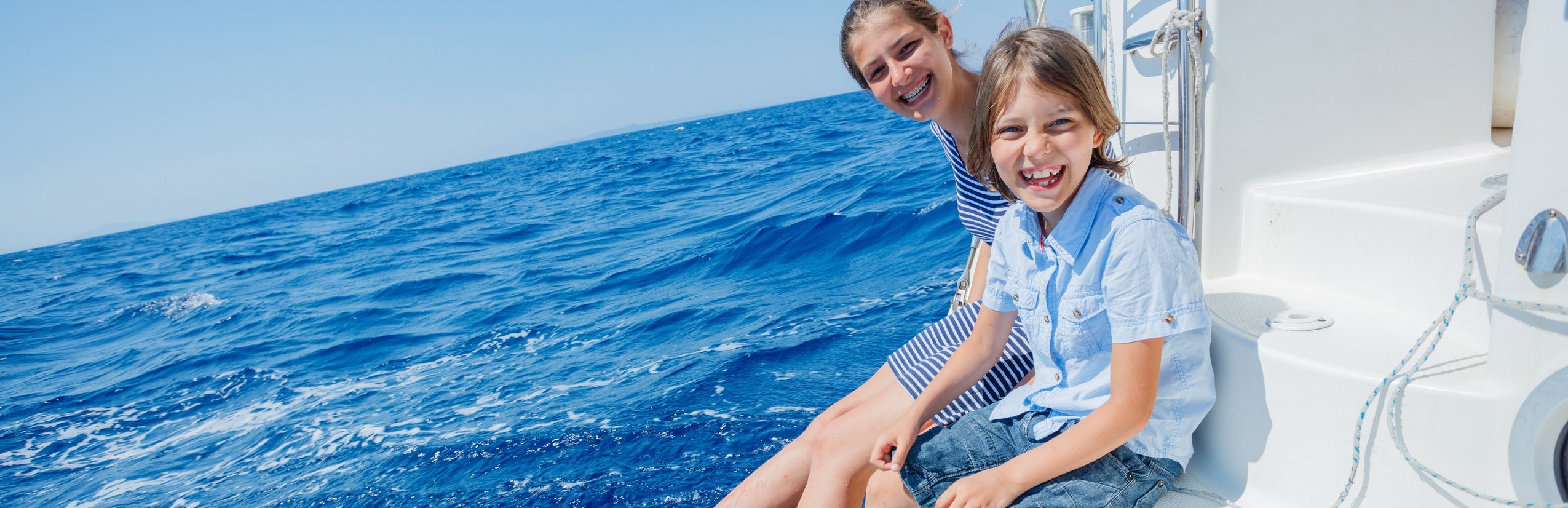 Deutschland Segeln mit Kindern - Deutschland Segeln for family - Kinder auf Boot