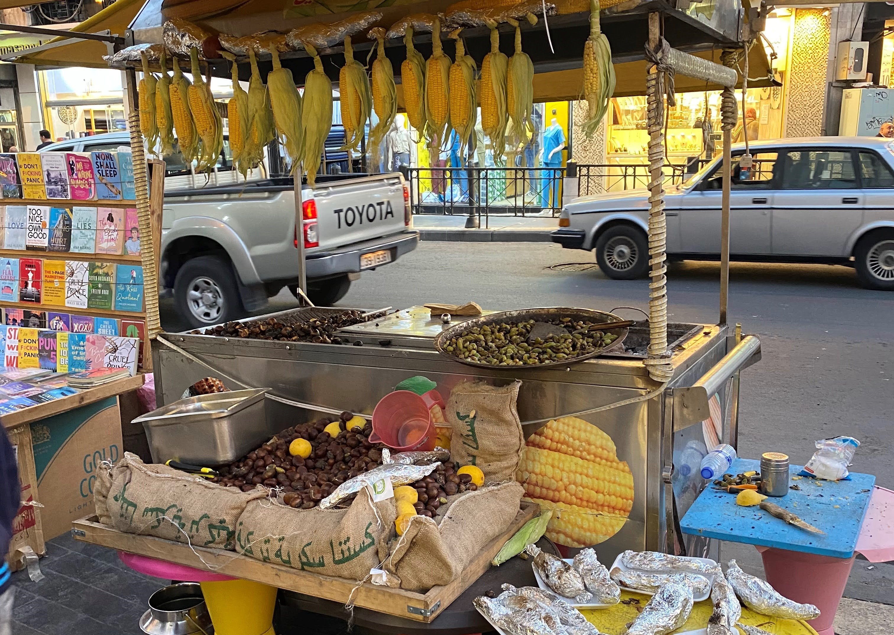 Reisebericht Jordanien Rundreise mit Kindern - Street Food in Amman