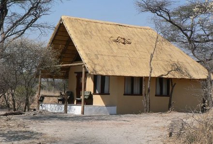 Botswana Familienurlaub - Botswana for family individuell - Elephant Sands Lodge Außenansicht