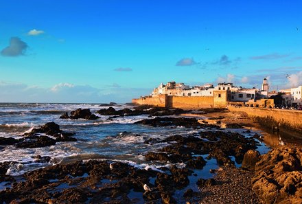 Marokko for family Summer - Essaouira - Blick auf Festung