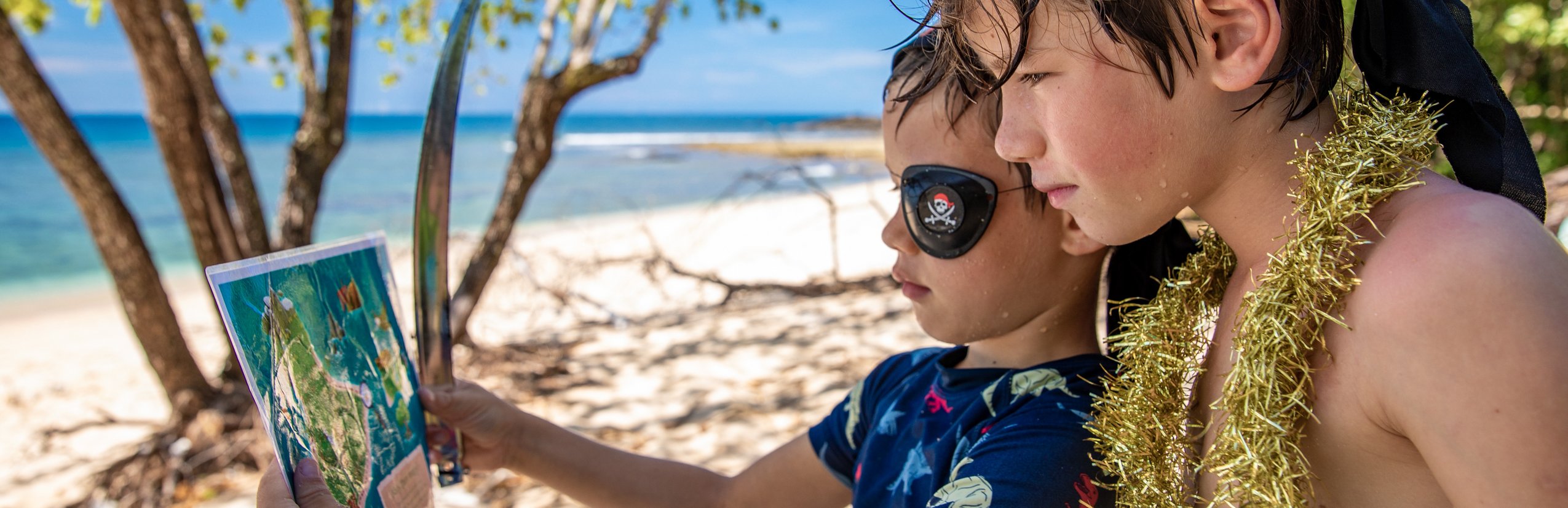 Australien for family - Australien mit Kindern - Kinder am Strand - Piraten