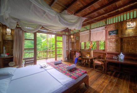 Thailand mit Kindern - Khao Sok Nationalpark - Our Jungle Camp Zimmer