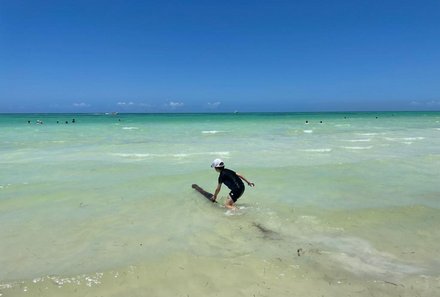 Mexiko Familienreise - Mexiko for young family individuell - Isla Holbox - Strand