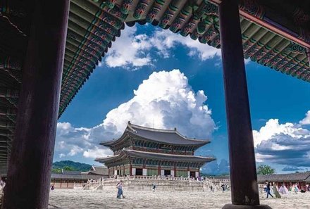 Südkorea for family - Seoul - Gyeongbokgung Palast
