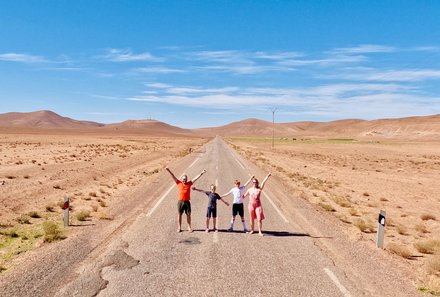 Familienreise Marokko - Marokko for family Deluxe - Familie auf der Rallye Paris-Dakar 