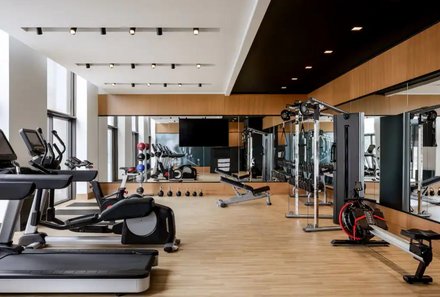 Ostkanada for family - Ostkanada Familienreise mit Kindern - Hyatt Place Montréal Downtown - Fitnessbereich