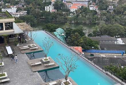 Sri Lanka for family - Thilanka Hotel - Pool