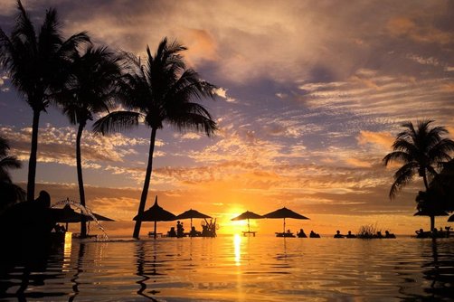 Mauritius mit Kinder - Sonnenuntergang - Shanti Maurice Resort