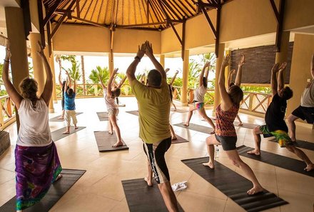 Bali mit Kindern Erfahrungen - Bali Rundreise mit Kindern - Yoga