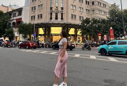 Vietnam for family individuell - Saigon - Samira Saoud in Saigon 
