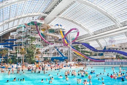 Westkanada Camping for family - Rocky Mountains mit Kindern - Edmonton Wasserpark