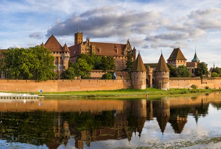 Osteuropa Familienurlaub - Blick auf die Marienburg