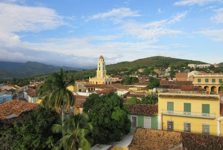 Kuba for family - Trinidad - Glockenturm und Stadtansicht