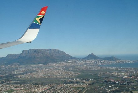Garden Route mit Kindern - Familienreise Südafrika - Flug von Kapstadt