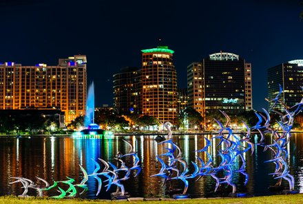 Florida Familienreise - Orlando am Abend