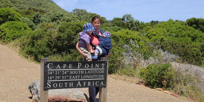 Elternzeit in Südafrika - Mit Kleinkind entlang der Garden Route - Nadja mit ihren Kindern in Südafrika