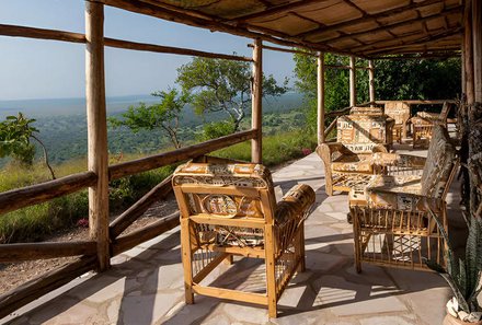 Uganda Family & Teens - Mburo Eagles Nest - Eine Art Terrasse
