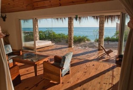Madagaskar Familienreise - Madagaskar Family & Teens - Ankasy Lodge mit Blick auf das Meer