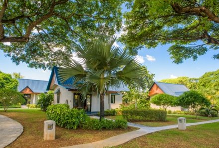Südafrika Familienreise Verlängerung Mauritius - Anelia Resort - Außenansicht