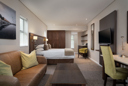 Garden Route Familienreise - Knysna - Premier Resort The Moorings - Zimmer mit Doppelbett