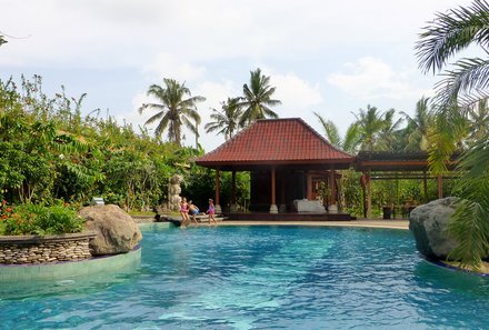 Bali mit Kindern - Yoga Familienurlaub auf Bali - Pool
