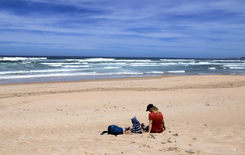 Astrid Därr - Journalistin - Garden Route - Familie am Strand