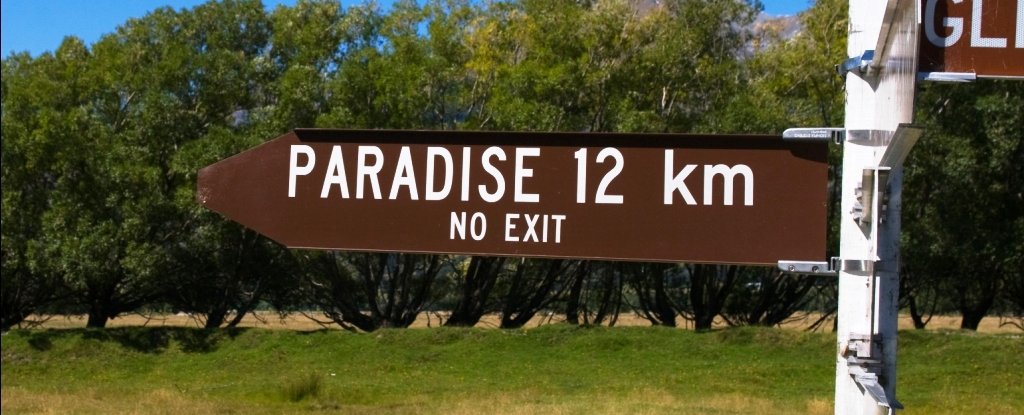 For Family Reisen - Ratgeber für Neuseeland Familienreisen per Wohnmobil - Weltwunderer Paradise Schild