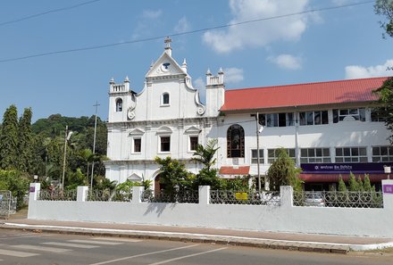 Indien mit Kindern - The Zuri White Sands Goa Resort - St. Inez Church in Goa