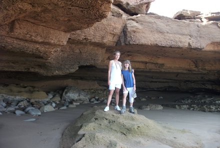 Marokko for family Summer - Essaouira - Kinder auf Felsformationen
