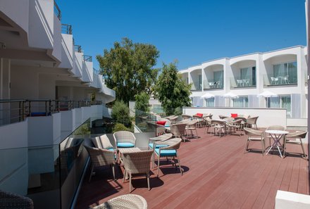 Zypern Familienreise - Zypern for family - Limassol - Park Beach Hotel - Terrasse