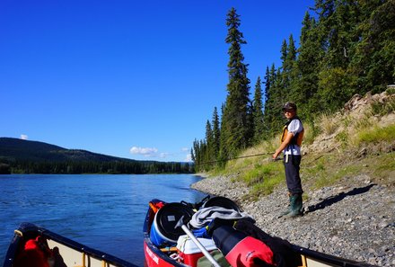 Familienurlaub Kanada - Kanada for family - Pause am Ufer