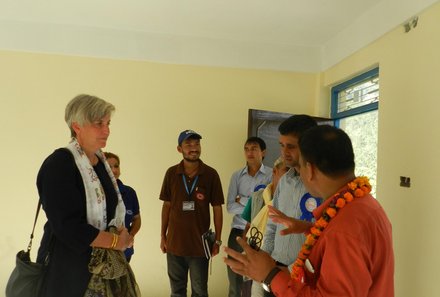 Nepal mit Kindern - Spendenprojekt in Nepal - Rundgang durchs Gebäude