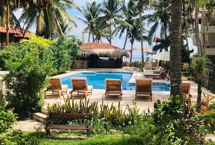 Mexiko Familienreise - Mexiko for family - Verlängerung im Strandhotel Petit Lafitte in Playa del Carmen - Pool