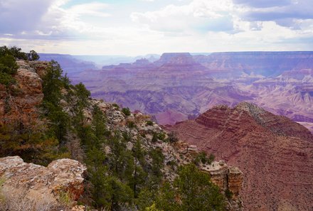 USA Südwesten mit Kindern - USA for family individuell - Kalifornien, Nationalparks & Las Vegas - Blick über Grand Canyon