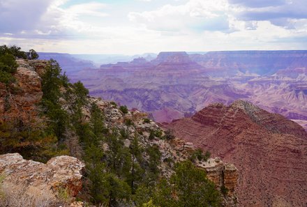 USA Südwesten mit Kindern - USA for family individuell - Kalifornien, Nationalparks & Las Vegas - Blick über den Grand Canyon