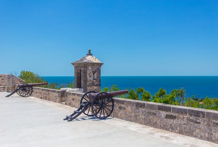 Mexiko Familienreise - Mexiko Family & Teens - Festung Campeche mit Blick aufs Meer