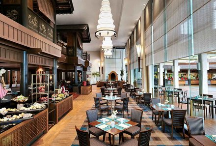 Thailand Familienreise mit Kindern - Thailand for family individuell - Anantara Riverside Resort - Restaurant