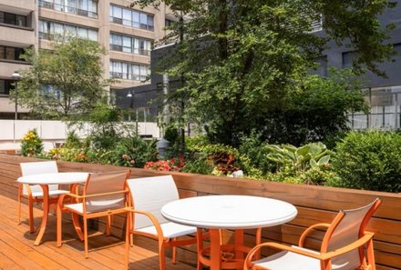 Ostkanada for family - Ostkanada Familienreise mit Kindern - Holiday Inn Toronto Downtown Centre - Terrasse