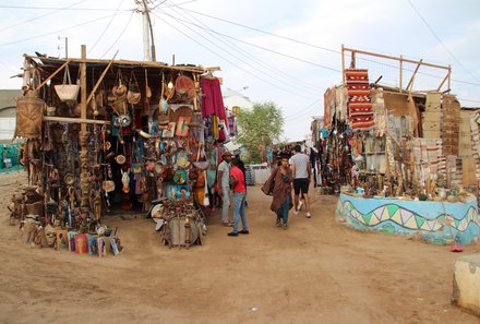 Familienreise Ägypten - Ägypten for family - Marktstände im nubischen Dorf