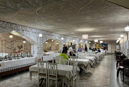 Usbekistan Rundreise - Samarkand - Hotel Ideal - Restaurant