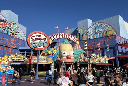 USA Familienreise - USA Westküste for family - Los Angeles - Universal Studios - Simpsons