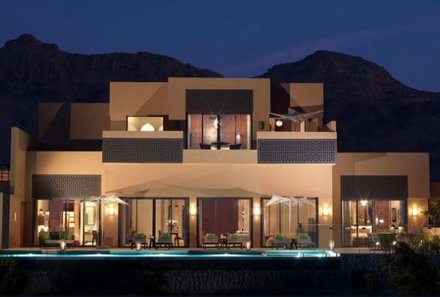 Oman for family individuell deluxe - Anantara Al Jabal Al Akhdar Resort - Außenansicht