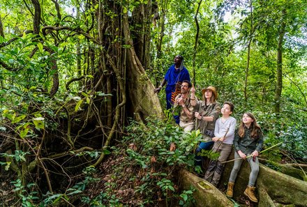 Serengeti mit Kindern individuell - Best of Familiensafari Serengeti - Arumeru River Lodge Arusha - Regenwaldtour