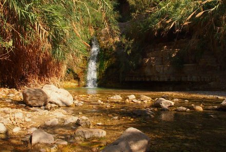 Familienurlaub Israel - Israel Teens on Tour - Eingedi: kleiner Fluss