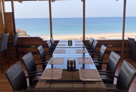 Oman mit Kindern individuell - Oman for family individuell - Turtle Beach Resort - Restaurant