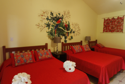 Panama for family individuell - Panama Familienreise mit Kindern - Las Lajas Beach Resort - Zimmer mit Betten